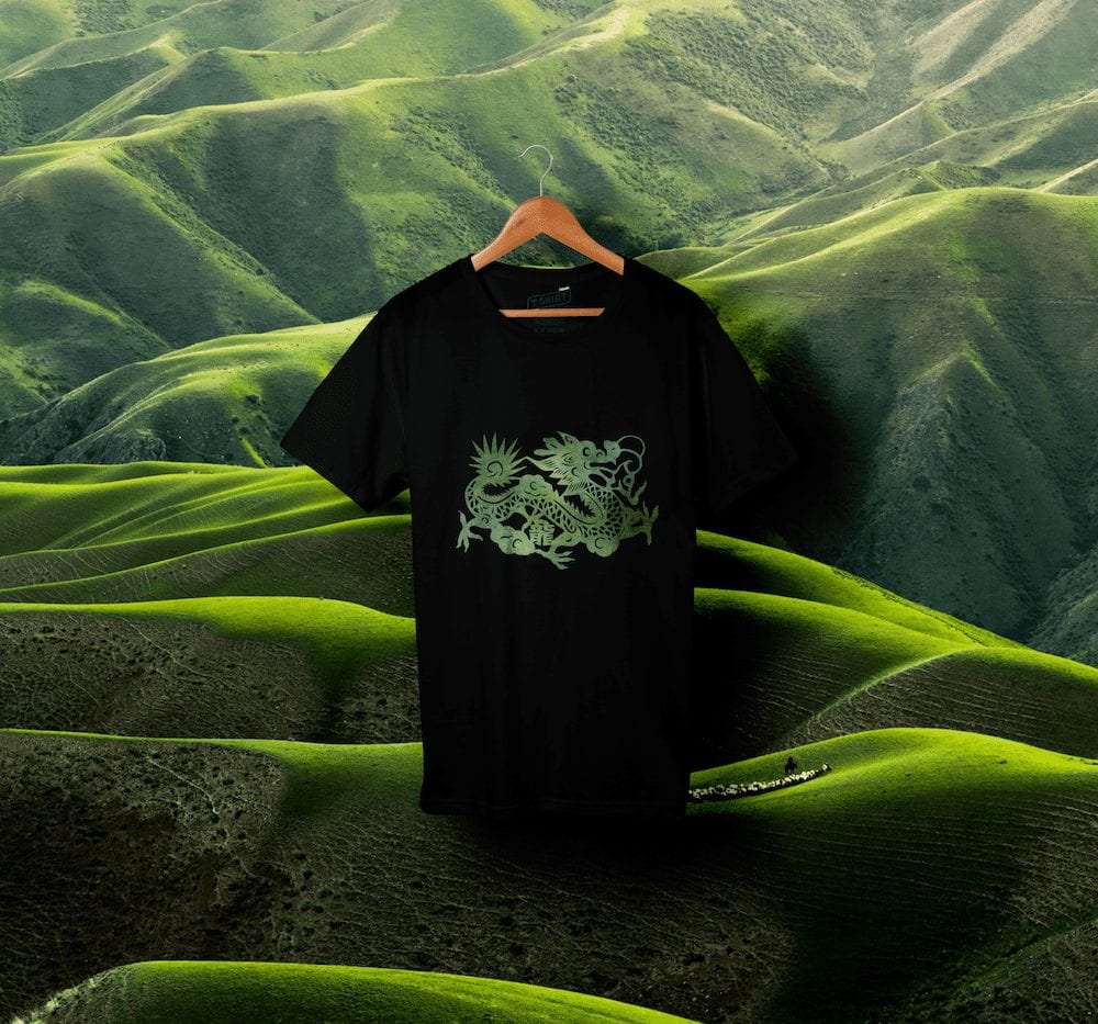 This Emerald Dragon T-Shirt is available at the China Dragon Merch Shop