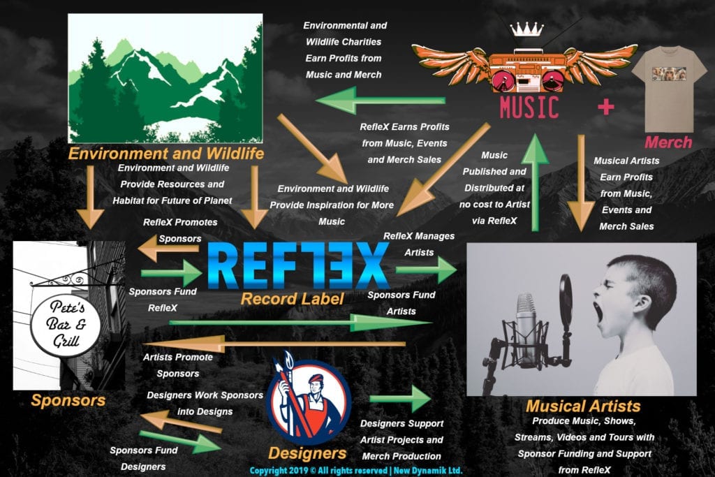The ND RefleX Music platform diagram.